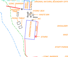 Topographic map